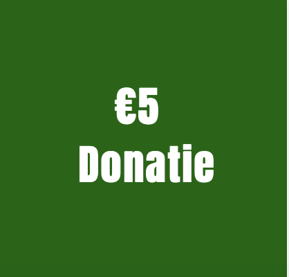 5 euro donatie